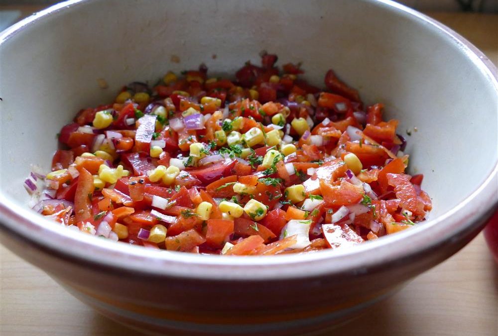 Paprika-Mais-Salat