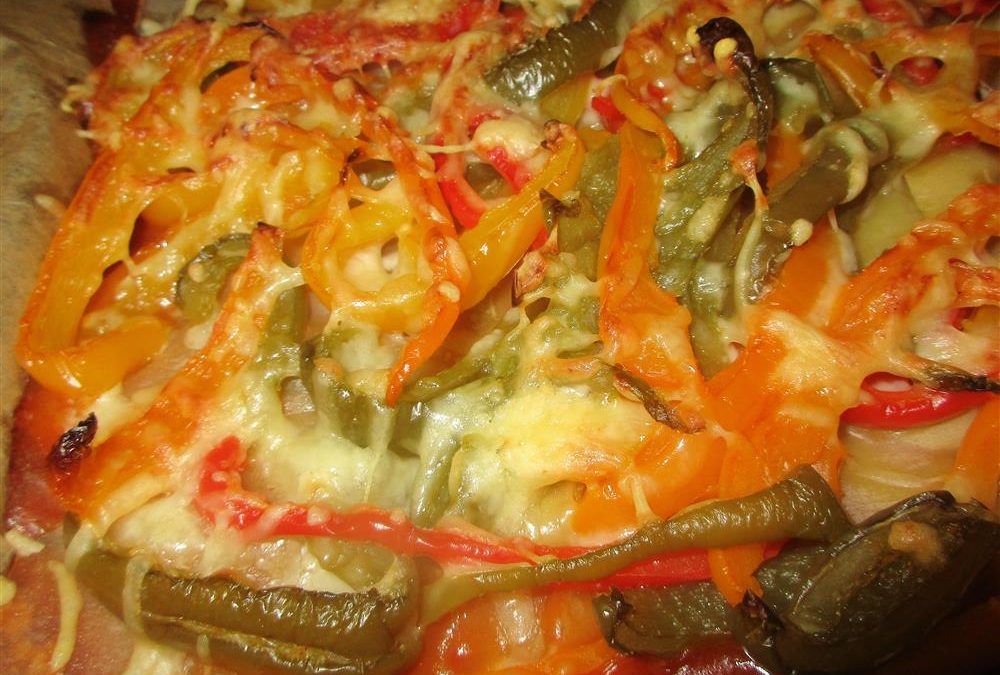 Vegetarische Gemüselasagne mit Paprika